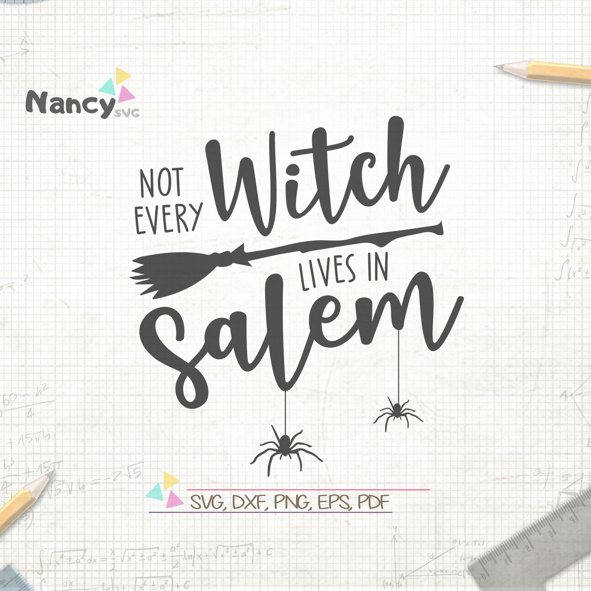 Download Not Every Witch Lives In Salem SVG Files for Cricut ...