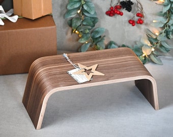 Yoga lover gift idea, Portable minimalist meditation bench, Mindfulness Christmas gift, Strong wooden bench for praying, Seiza pose stool