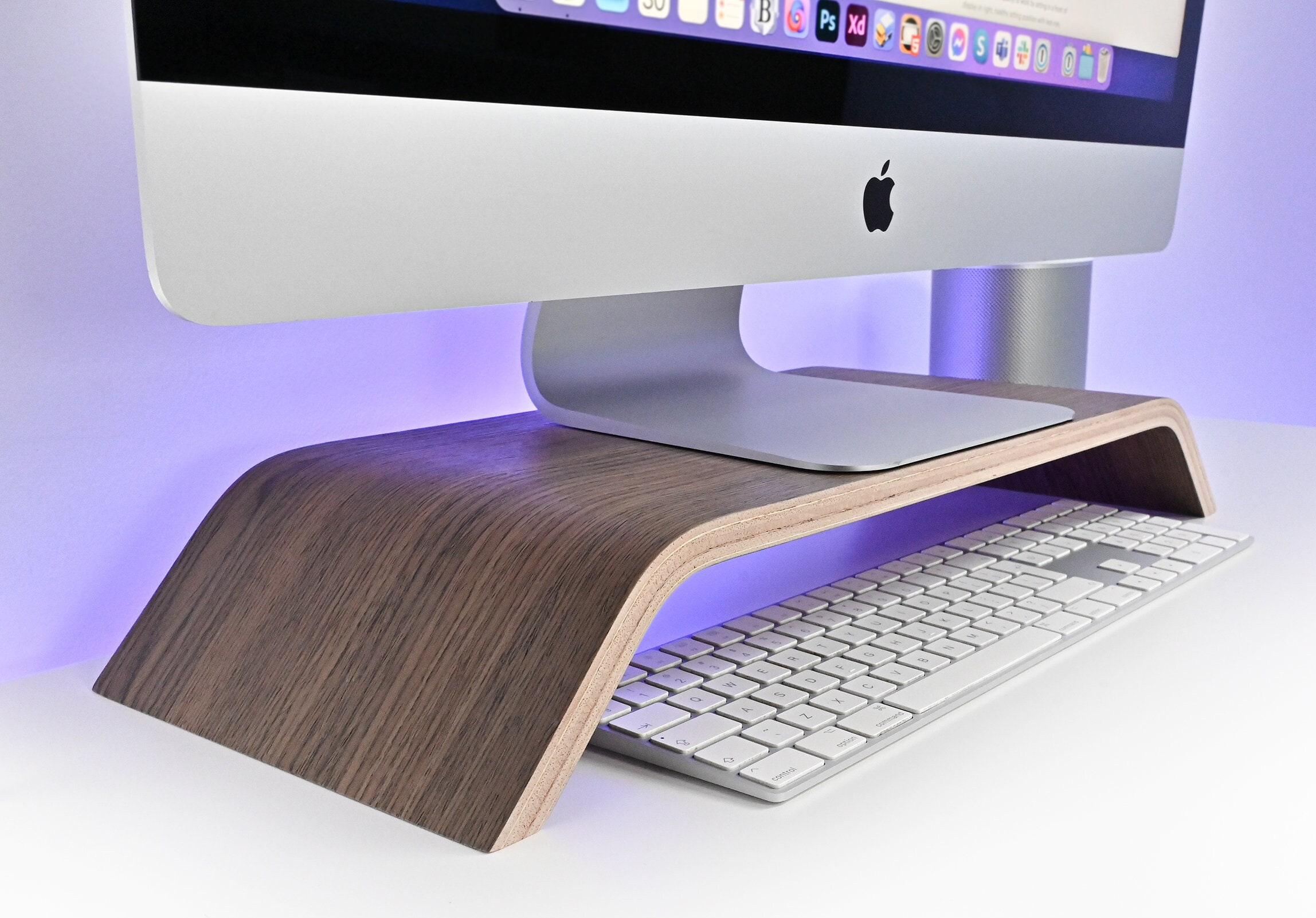 Wood Monitor Riser Scandinavian Style Stand for Imac - Etsy