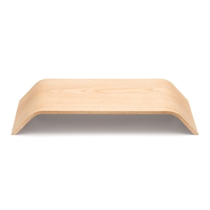 Wood Monitor Riser, Scandinavian Style Stand for iMac, Computer, TV oak