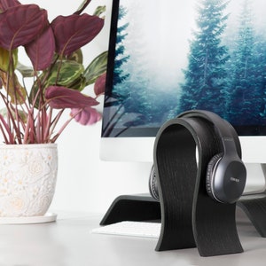 Soporte para auriculares, estilo escandinavo minimalista, soporte para el hogar, organización del escritorio de oficina