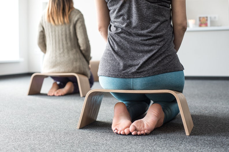 Strong Wooden Bench for Meditation, Tea Ceremony, Seiza, Praying and Healthier Sitting image 2