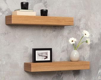 Wooden wall shelf, Floating wood photo ledge, Nursery room decor shelves, Rustic display easy install shelf, Minimalist plant shelf