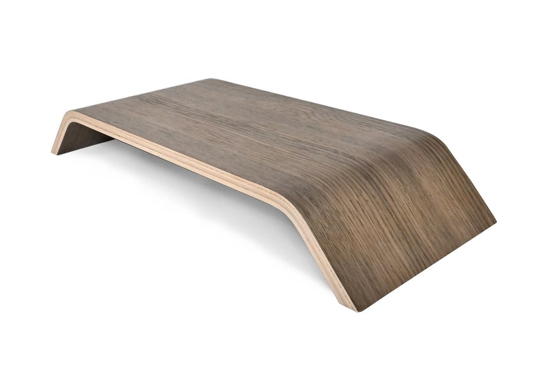 Wood Monitor Riser, Scandinavian Style Stand for iMac, Computer, TV image 7
