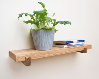 Wood shelf, Floating wooden wall shelves, Natural wood mounted shelf, Ledge shelf for wall decor