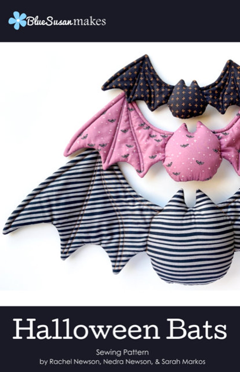 Halloween Bats PDF Sewing Pattern Halloween Sewing Pattern Etsy