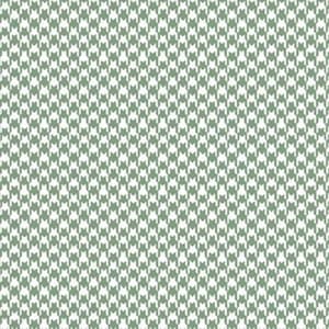 May include: A seamless pattern featuring a classic houndstooth design. The pattern is composed of small, repeating shapes in a muted green and white color scheme, creating a textured appearance. This design is suitable for various fabric applications.