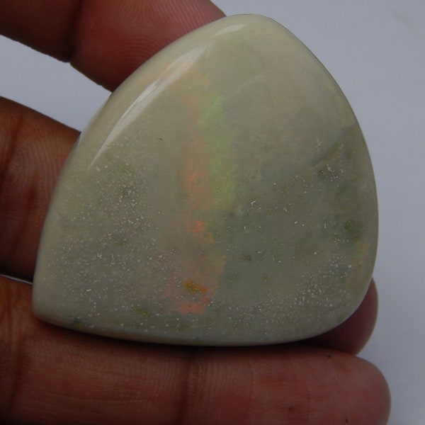 120 Carat Quality Australian Opal Natural Solid Gemstone Cabochon Fancy Shape 41x44x12 MM