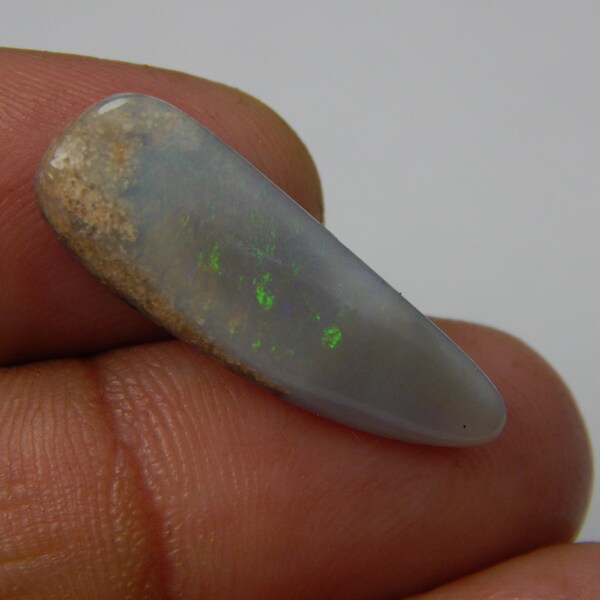 5.10 Carat Quality Australian Opal Natural Solid Gemstone Cabochon Fancy Shape 9x27x5 MM