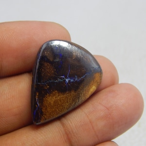 35 karaat Queensland Australische kei opaal mooie edelsteen losse gladde cabochon Afmeting 28 x 22 x 7 mm mooie vorm