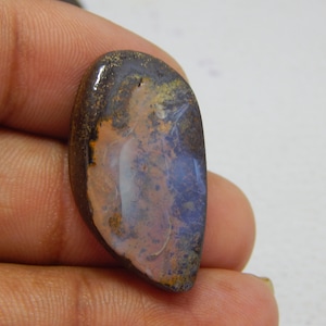 30-karaats kei opaal fijn glad cabochon mooie vorm 29 x 16 x 6 mm
