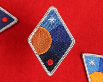 Sun, Star, Satellite - Embroidered Patch