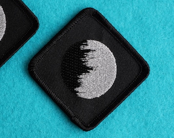 Celestial Body Patch with Reflective Thread
