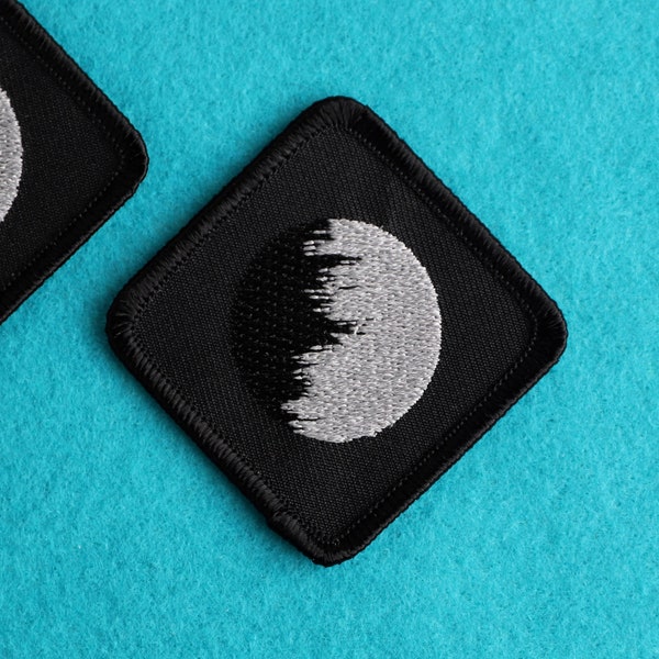 Celestial Body Patch with Reflective Thread