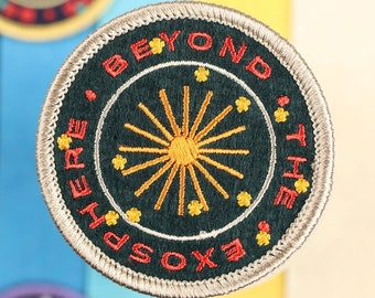 Beyond The Exosphere Embroidered Felt Twill Patch