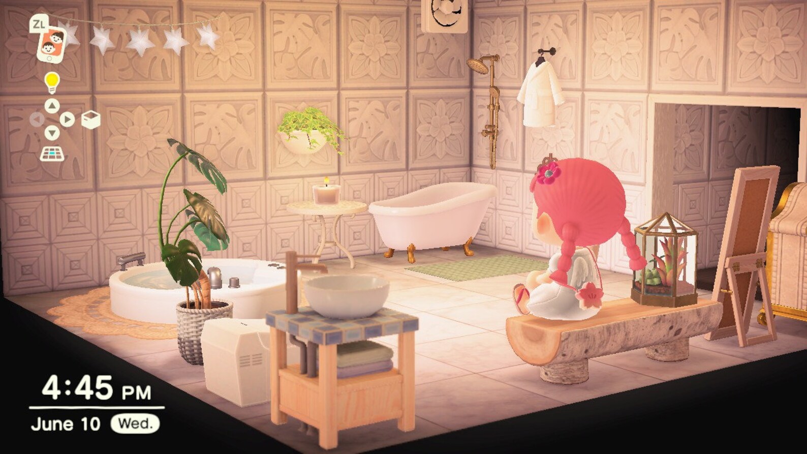 Cozy and Elegant Bathroom set for Animal Crossing New Horizons Etsy