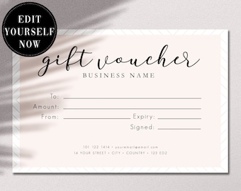voucher tea afternoon printable gift template