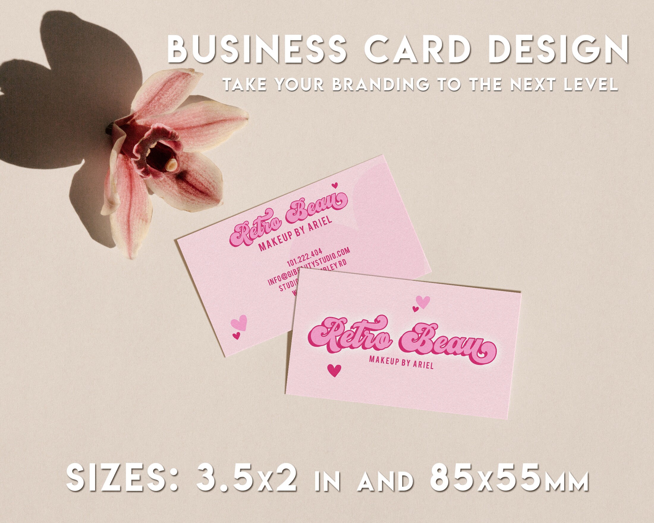 Personalized Business Card Stamp, Custom Boho Geometric Crystal Busine –  PinkPueblo