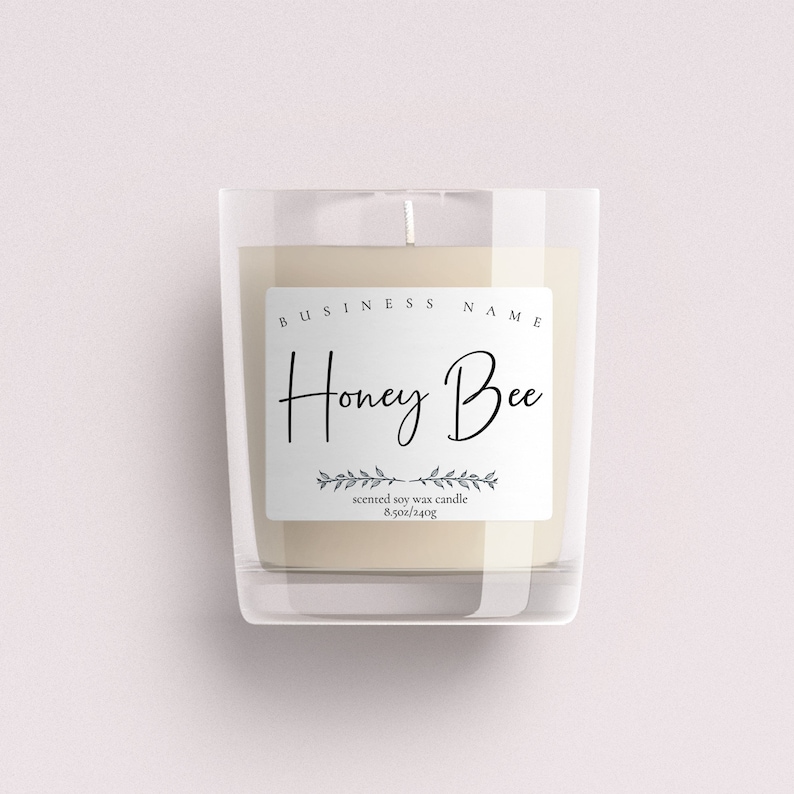 printable candle label label template editable candle label etsy