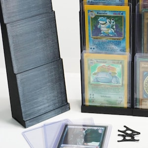 TCG-kaartdisplay met bovenlader: drie niveaus