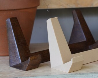Keyboard Display Stand- Low profile- 3D printed wood, unfinished