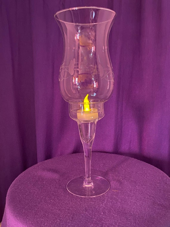 Princess House Hurricane Lamp Holder Etsy