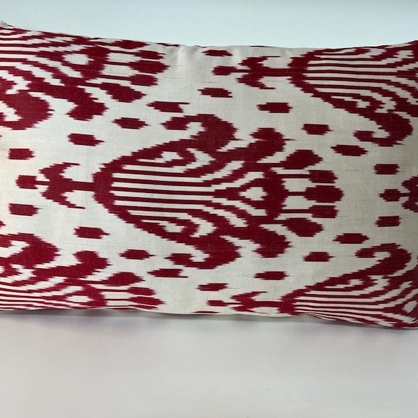 Ikat Silk cushion Hand made (40x60cm)