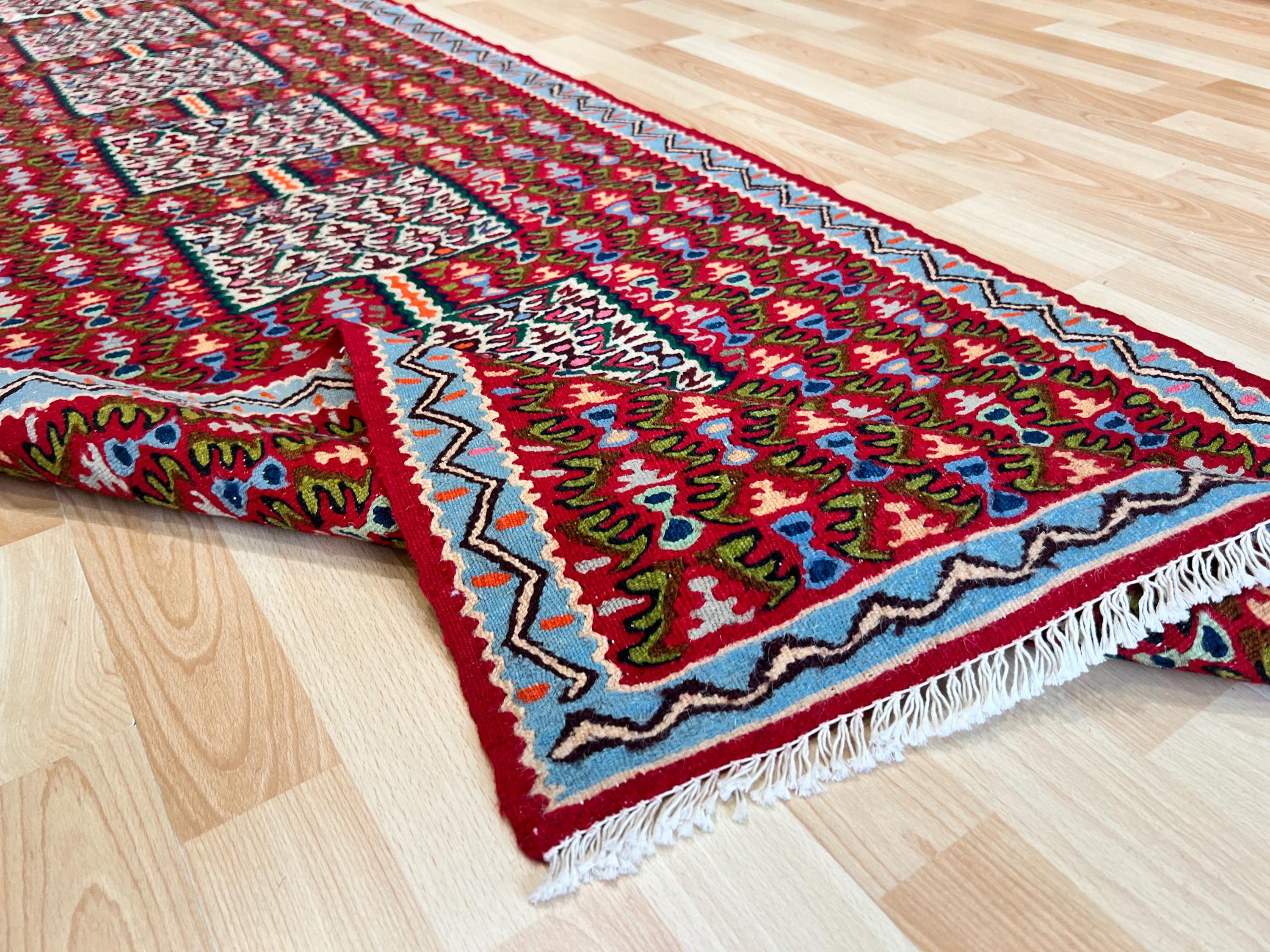Vintage Seena Kurdi Area Size Rug Kilim Runner. - Etsy