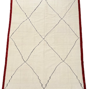 Rhombus Design Flat woven Hand made Kilim.