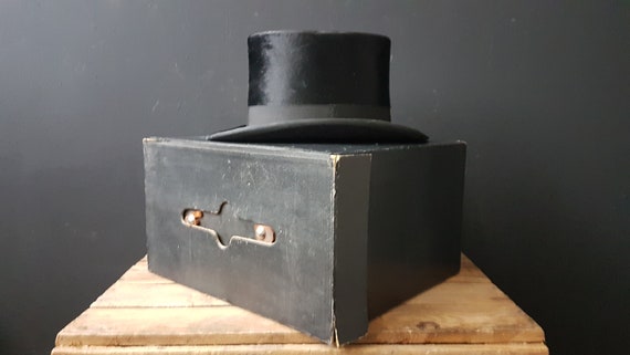 Black Top Hat, Steampunk Top Hat, Mens Top Hat, Ta