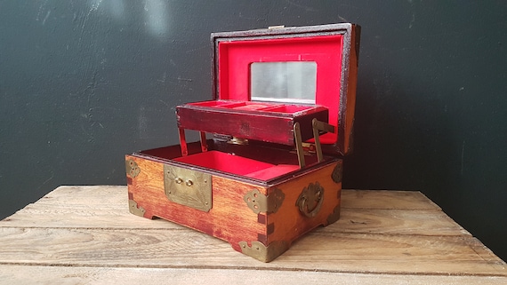 Mens Jewelry Box & Music Box, Wooden Jewerly Box,