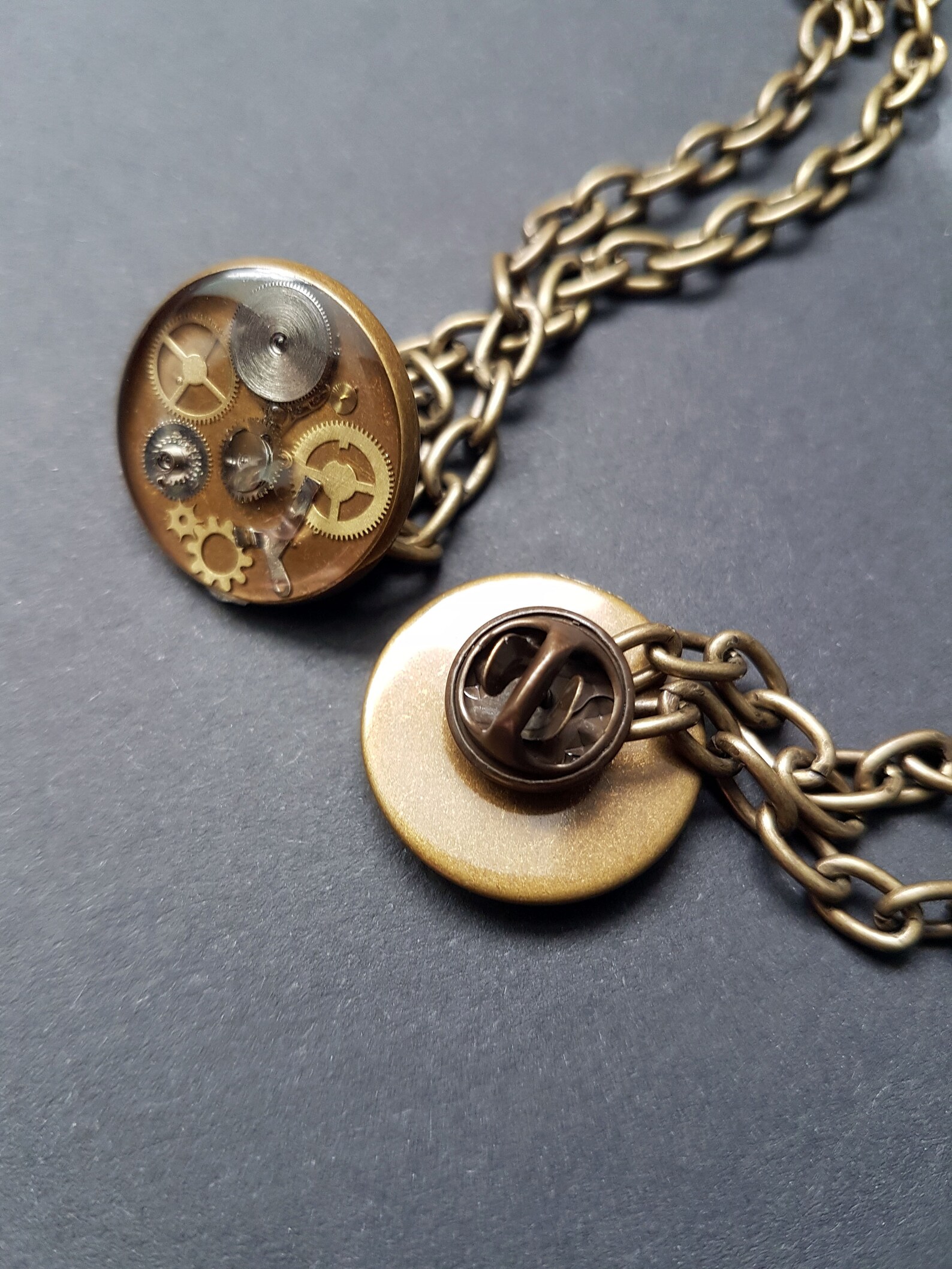 Cloak Clasp Cloak Pin Body Chain Steampunk Lapel Pin Chain Etsy UK