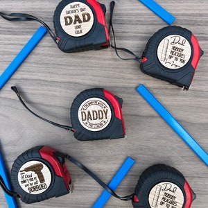 Personalised Tape Measure - Fun, Gift, Father's Day, Birthday, Christmas, DIY, Tradie, Novelty