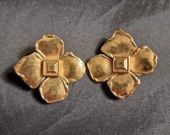 Vintage Yves Saint Laurent clip-on earrings