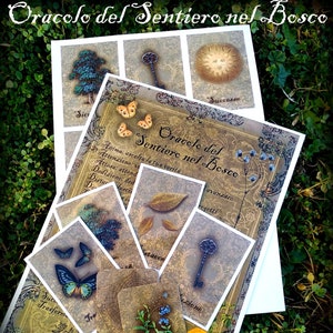 Oracolo stampabile Download PDF immediato. Oracolo del Sentiero nel Bosco per divinazione e lettura carte ITALIANO