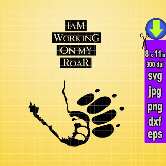 Download Free Paw Of A Lion King Svg Simba Svg Files For Cricut Lion King Etsy SVG Cut Files