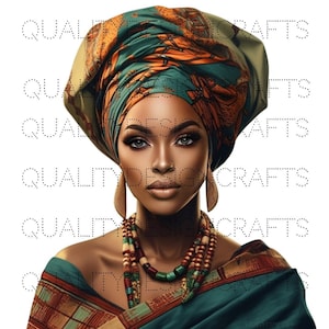 Africa Queen Beautiful Black Girl Magic Melanin Black Woman PNG Afro Fashion girl African American clipart PNG Planner Tumbler Sublimation
