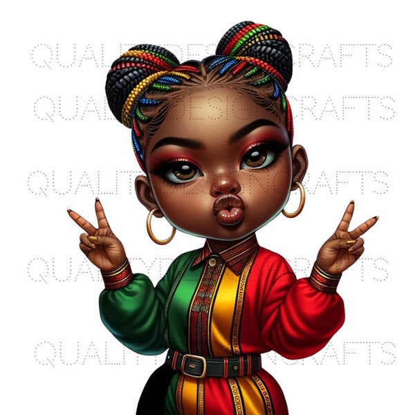 Queen Beautiful Black Girl Magic Melanin Black Woman PNG Afro Fashion girl African American clipart PNG Planner Tshirt Tumbler Sublimation