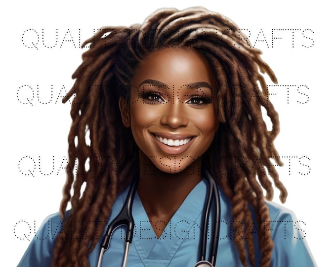 Melanin Nurse Life Beauty Black Girl Magic Black Woman PNG Fashion girl African American clipart PNG Planner Tshirt Tumbler Sublimation