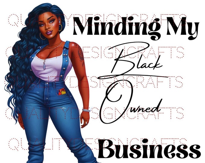 Small Business Baddie Black Girl Magic Love Hearts Melanin Black PNG Fashion African American clipart PNG Planner Tshirt Tumbler Sublimation