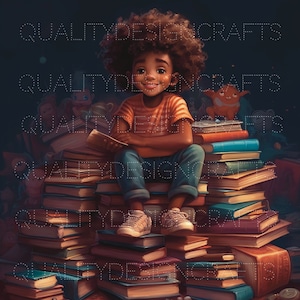 Melanin Books King Handsome Black Boy Magic Black Boy PNG Afro Fashion African American clipart PNG Planner Tshirt Tumbler Sublimazione