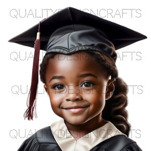 Transparante afstuderen Kids Beautiful Black Girl Magic Melanin Black PNG Fashion African American clipart Planner Tshirt Tumbler Sublimation
