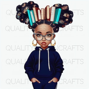 Transparente linda garota negra melanina mágica mulher negra PNG livro de moda afro afro-americano clipart planejador camiseta tumbler sublimação