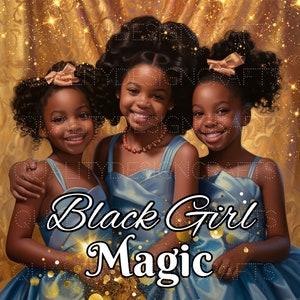 Princess Kids Beautiful Black Girl Magic Melanin Black PNG Afro Fashion meisje Afro-Amerikaanse clipart PNG Planner Tshirt Tumbler Sublimation