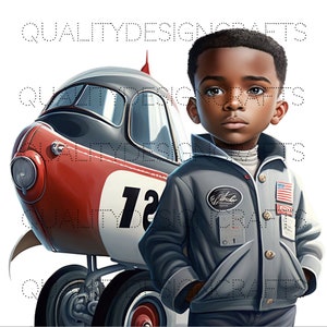 Transparente Black Boy Magic King Melanin Black Children PNG Afro Fashion African American clipart PNG Planner Tshirt Tumbler Sublimation