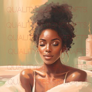 Linda garota negra melanina mágica mulher negra PNG afro fashion girl afro-americano clipart png planejador camiseta tumbler sublimação