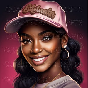 Beautiful Black Girl Magic Melanin Black Woman PNG Afro Fashion girl African American clipart PNG Planner Tshirt Tumbler Sublimation