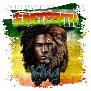 Juneteenth King Black Boy Joy Black Excellence Magic PNG Fashion girl African American clipart PNG Planner Tshirt Tumbler Sublimation
