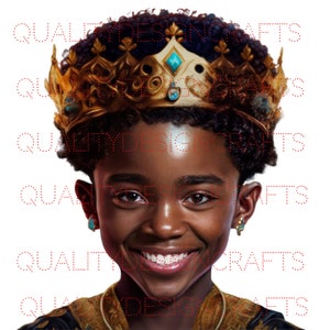 Empowering Black Boy Joy King Black Excellence Magic PNG Mode meisje Afro-Amerikaanse clipart PNG Planner Tshirt Tumbler Sublimatie