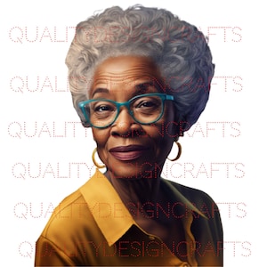 Transparente Abuela Niña Negra Magia Melanina Mujer Negra PNG Afro Moda Afroamericana clipart Planificador Camiseta Tumbler Sublimación